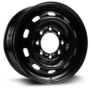 RTX Wheels – Steel Wheel – Black – 17″x7.5″ 40mm – All weather Wheels – A2185